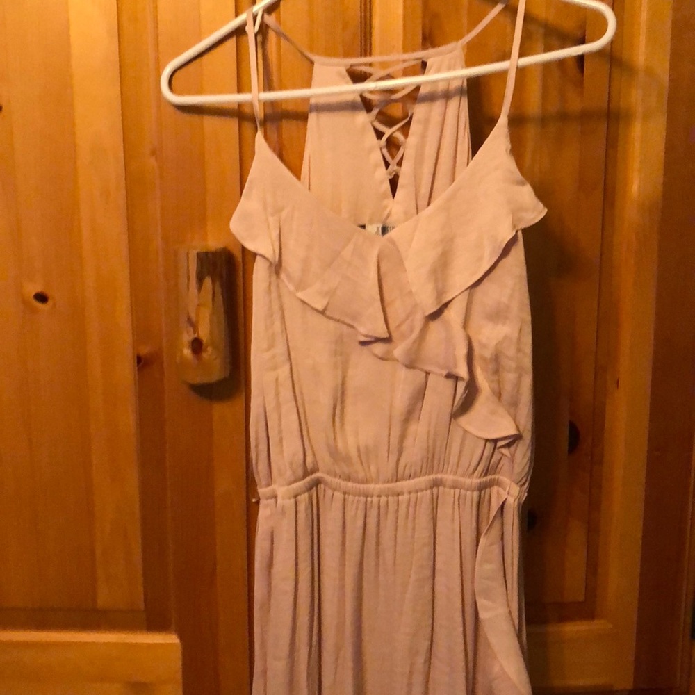 NWT Jenifer Lopez Maxi Halter Top Dress